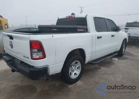 2023 Ram 1500 Tradesman 4X4 5'7 Box from USA, damaged, VIN 1C6SRFGT4PN553613